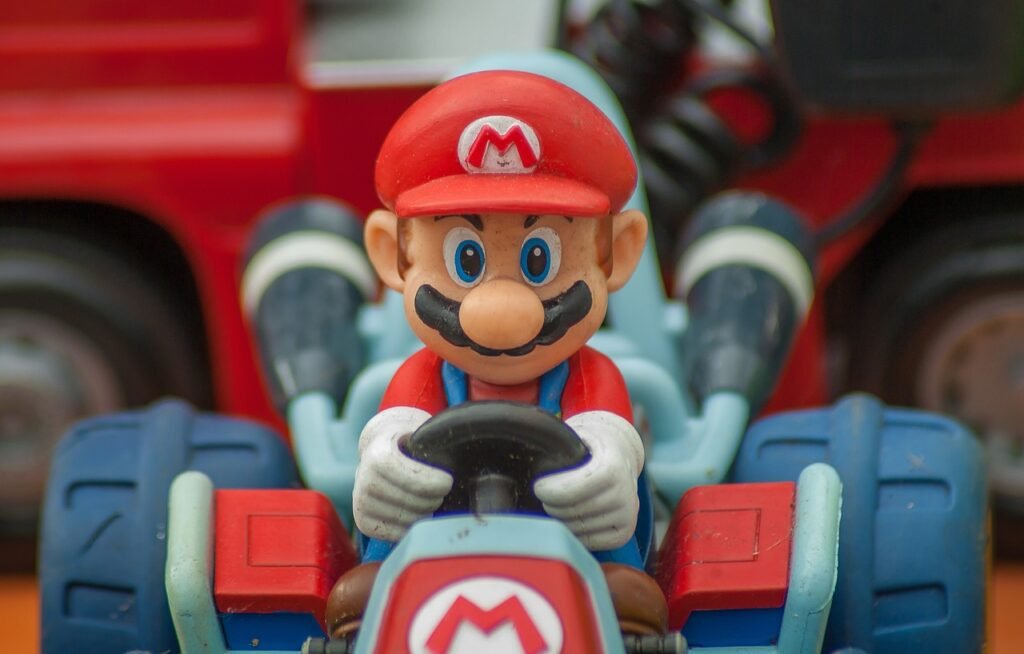 pilot, flea market, toy children, cap, mario, mario, mario, mario, mario, mario